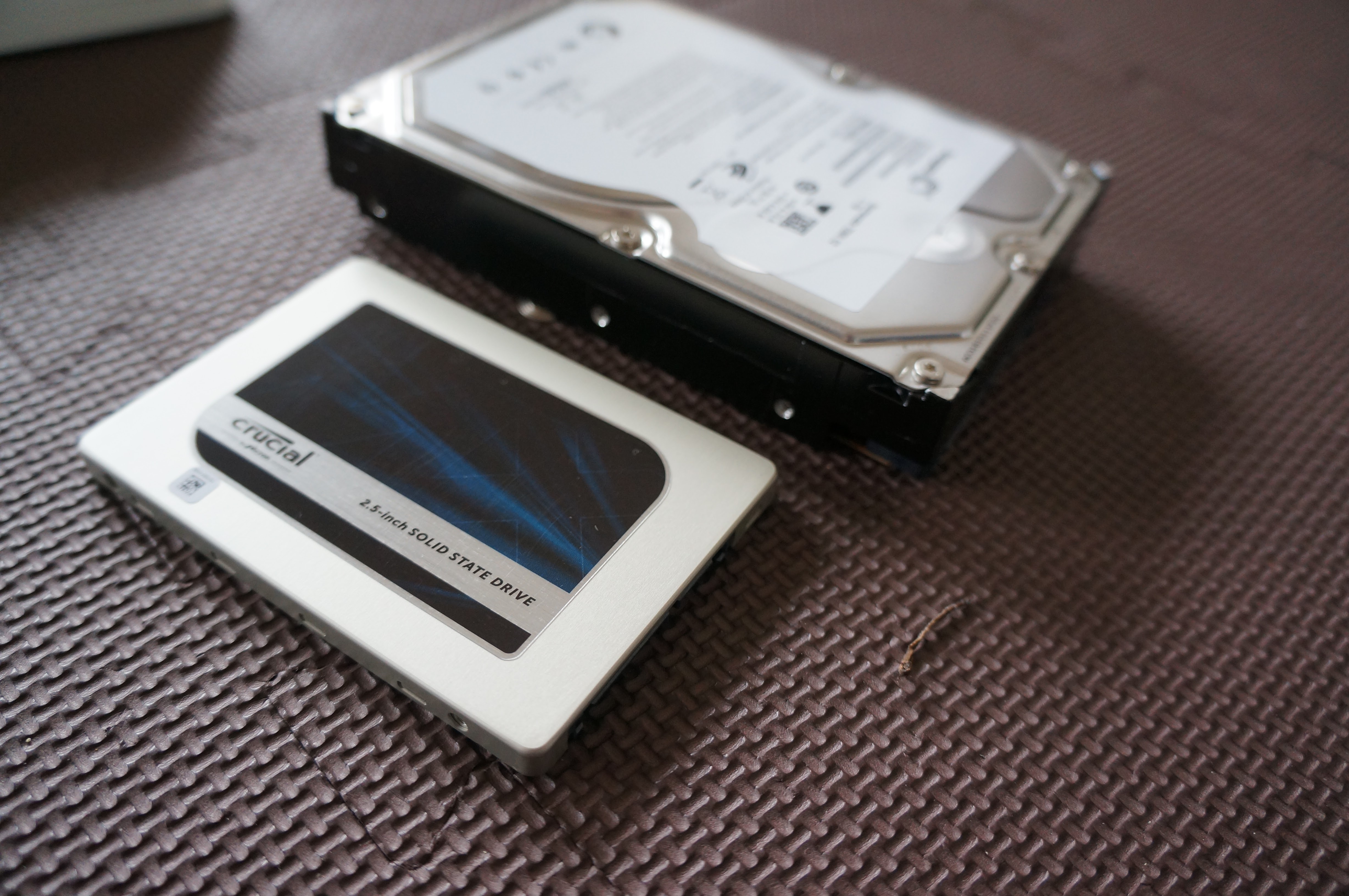 VAIO LをSSD Crucial MX200 250GBに変換